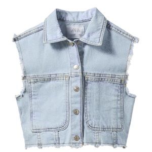 NWT Zara Denim vest